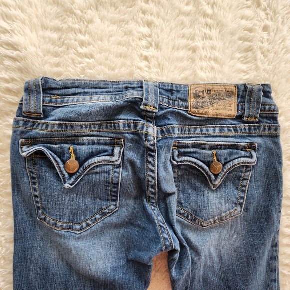 SIZE 29 7/8 *Vigoss Studio Jeans Boot Cut, Flap Pocket - Picture 3 of 13